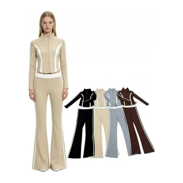 Conjunto Top y Pantalón Flare